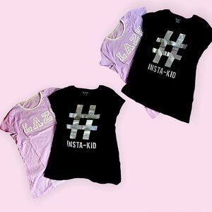 The Children’s Place Set of 2 Short Sleeve Graphic Tees